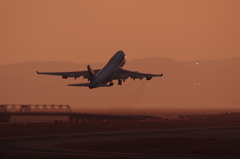 夕暮れ747