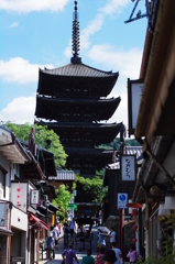 京都の思い出　八坂の塔