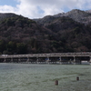 渡月橋、２月