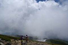 雲と一緒　　/ 7月の白山