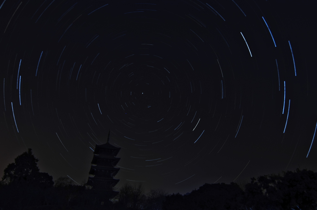 備中国分寺の星空