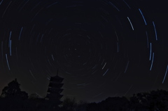 備中国分寺の星空