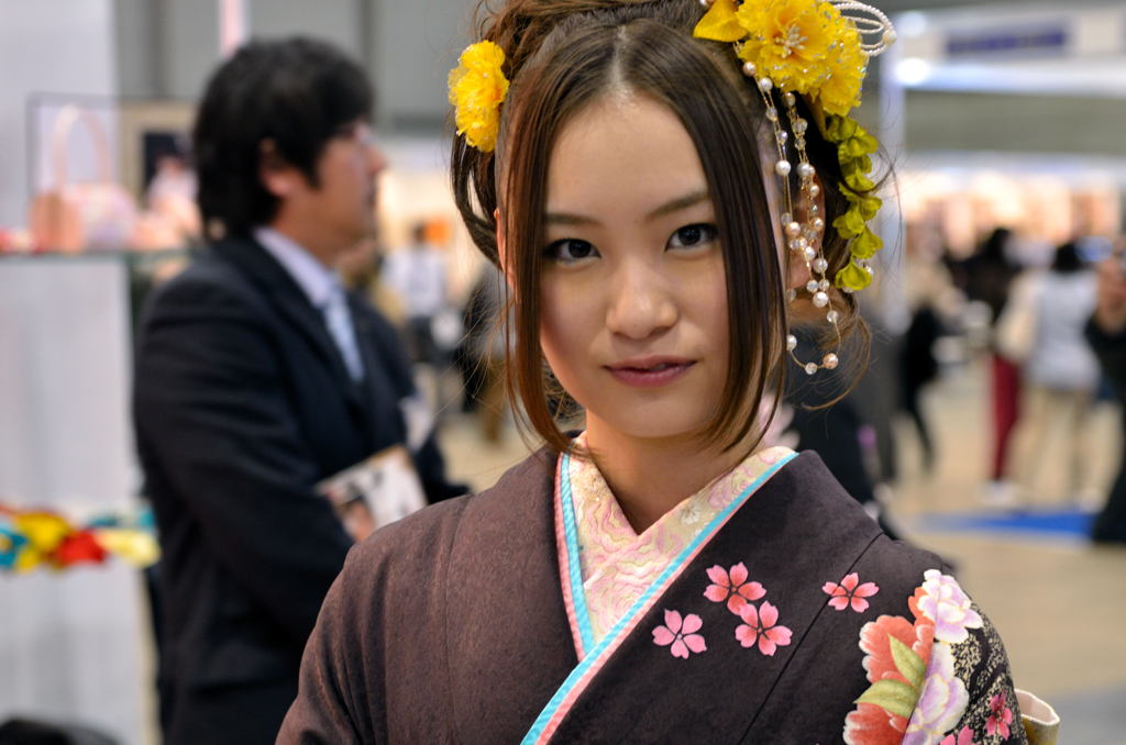 着物美人