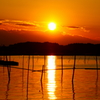 霞ヶ浦の夕景
