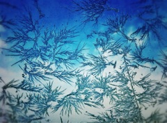 冷気の足跡