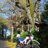 花見川のほとりで