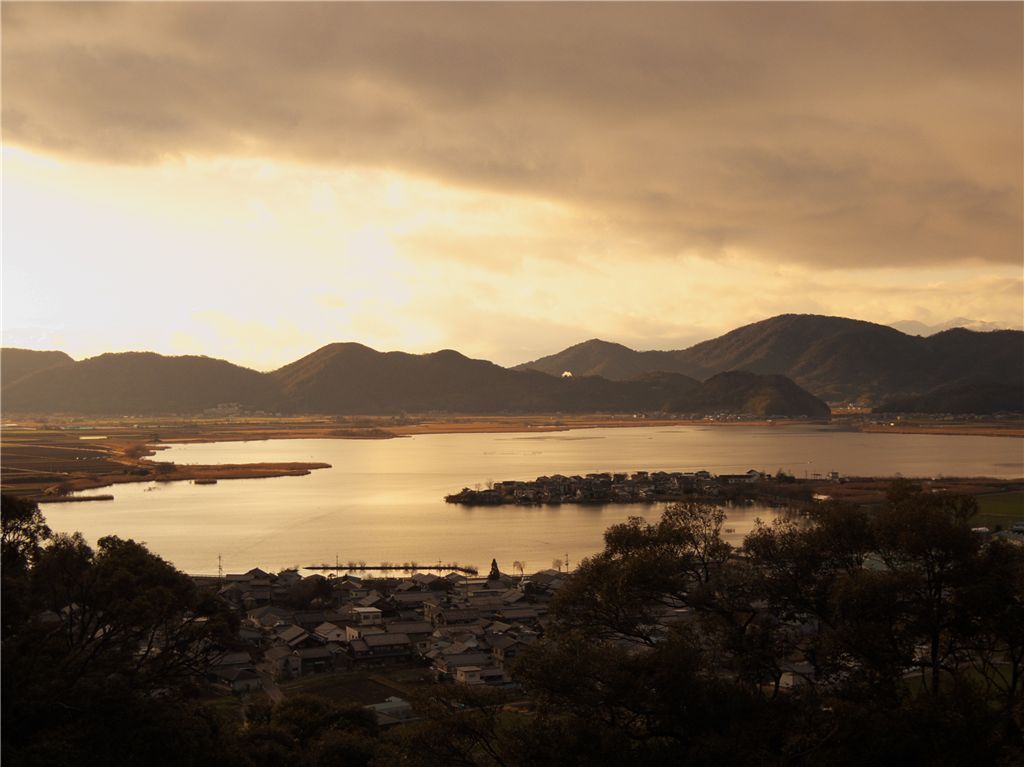 夕景・西の湖