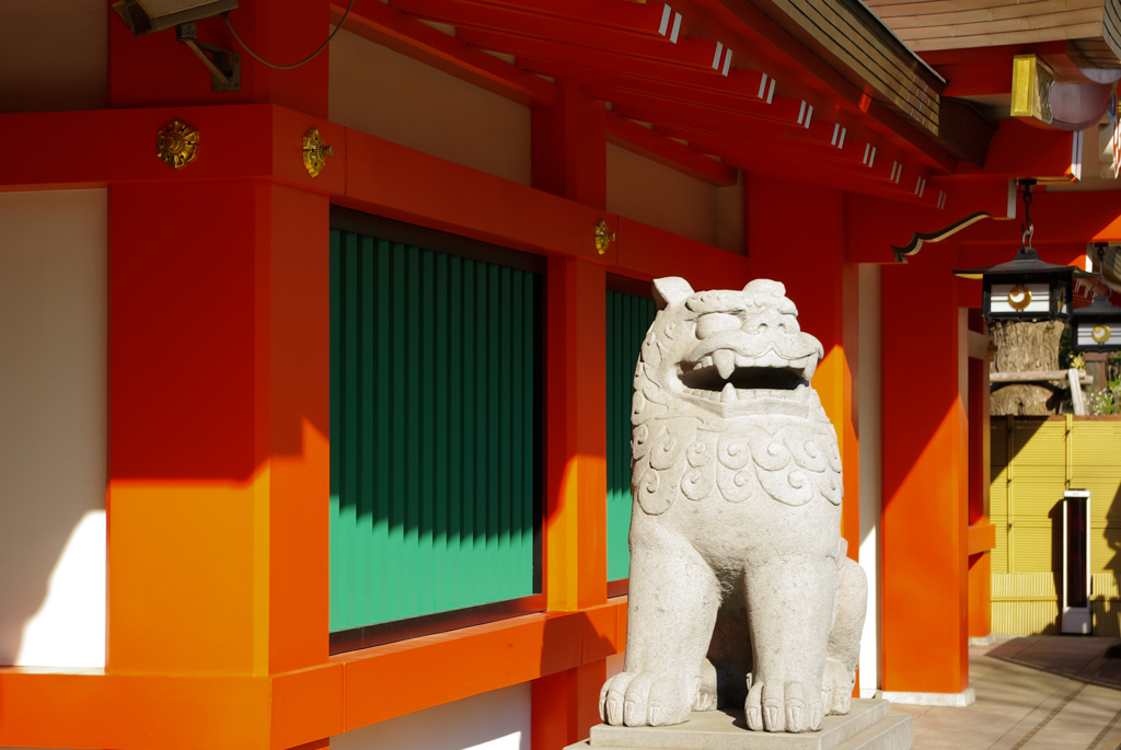 千葉神社の狛犬？