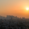 大都会の夕暮れ