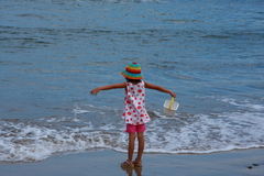 夏休み最後の海