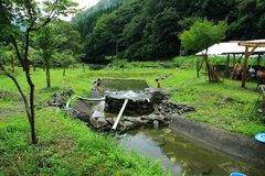 天然水プール