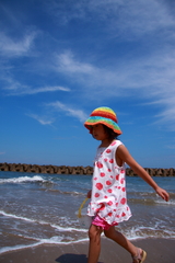 夏休み最後の海