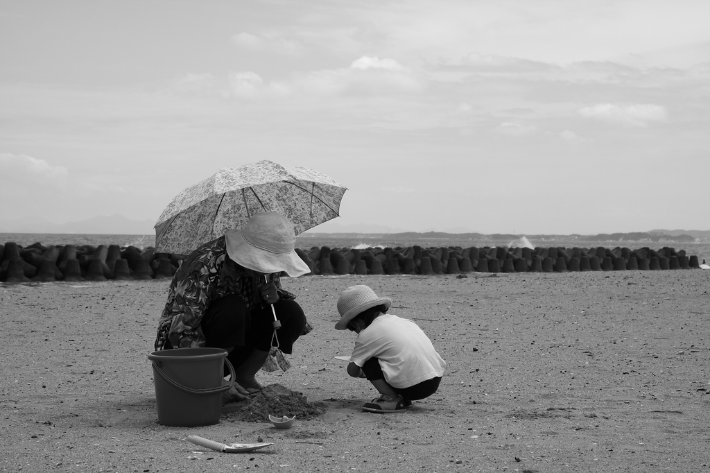 夏休み最後の海