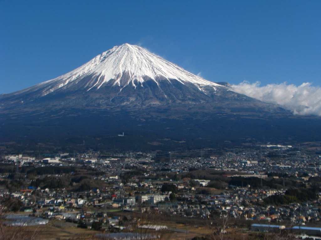 市街を見下ろす