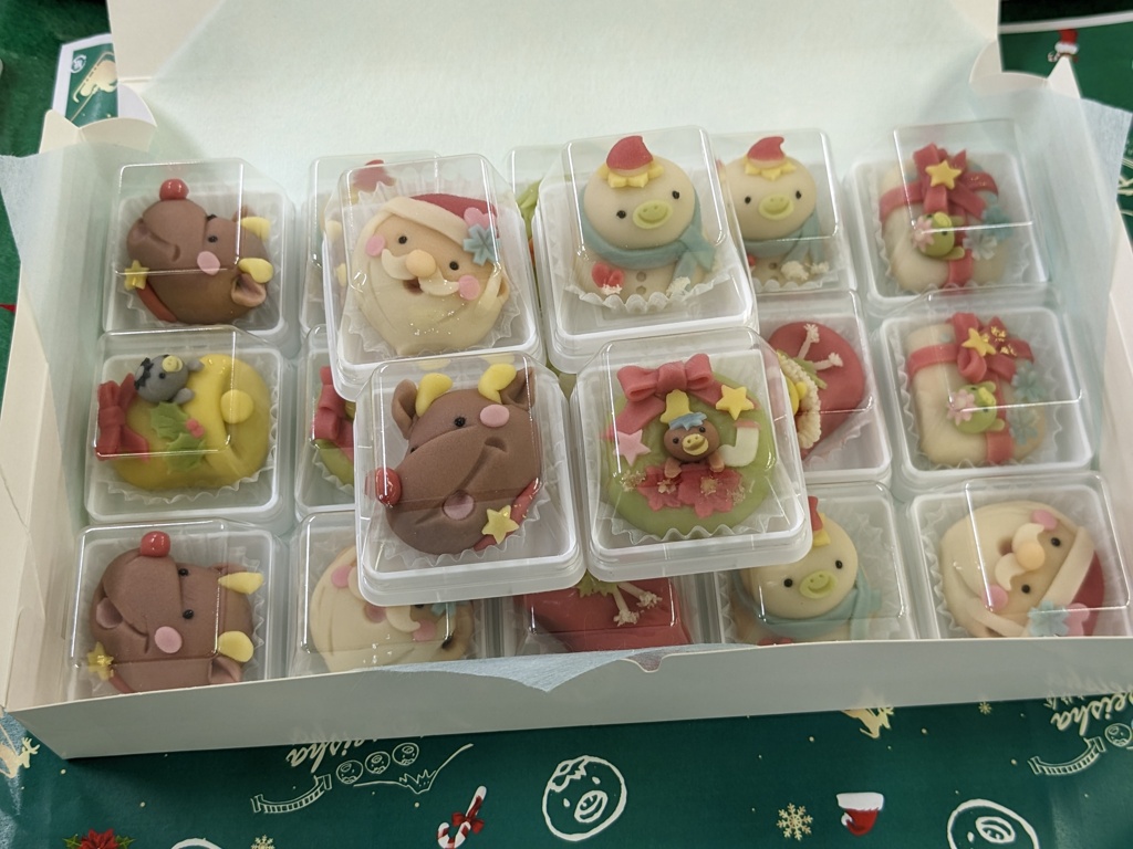 和菓子で楽しむクリスマス