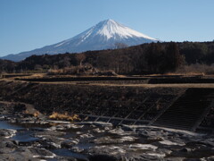 流れの向こうに