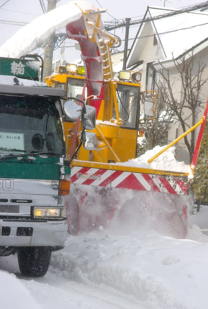 排雪風景