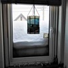二階窓の雪