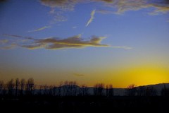 大地の夕景