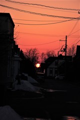 夕日