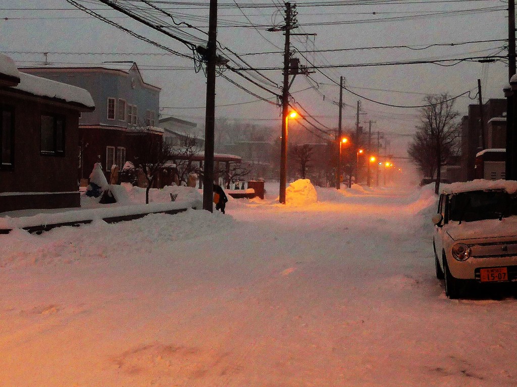 雪の朝