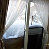 朝の雪