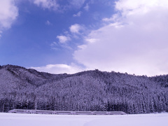 雪晴れ
