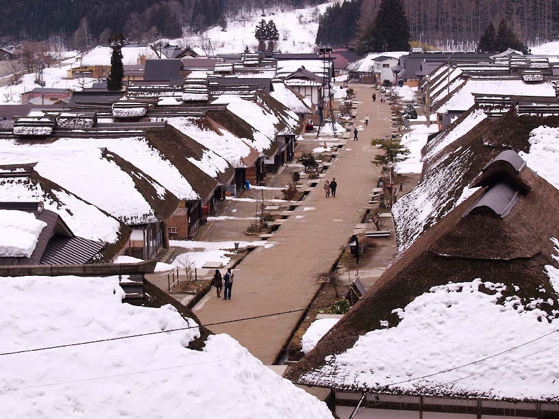 大内宿早春