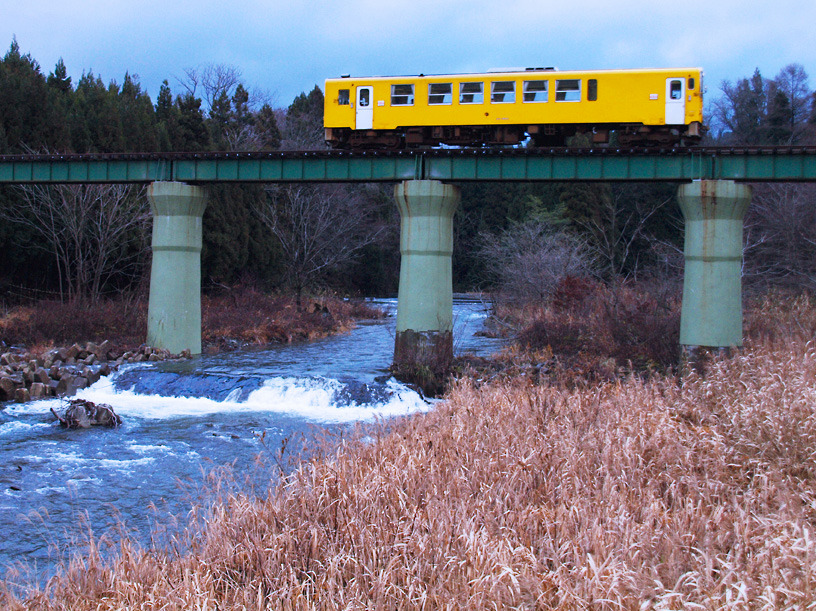 初冬鉄橋