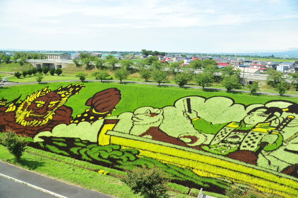 2017　田舎館村田んぼアート　3