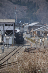 SL銀河　C58239 一番列車　遠野駅