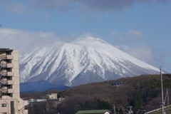 今朝の岩手山