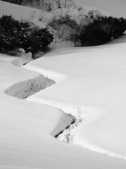 山里の冬