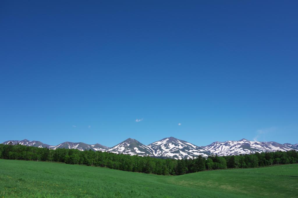 十勝岳連峰－2013初夏