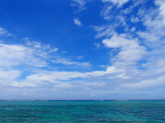 Blue Sky in Kumejima