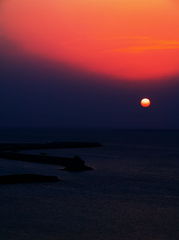 染まる空