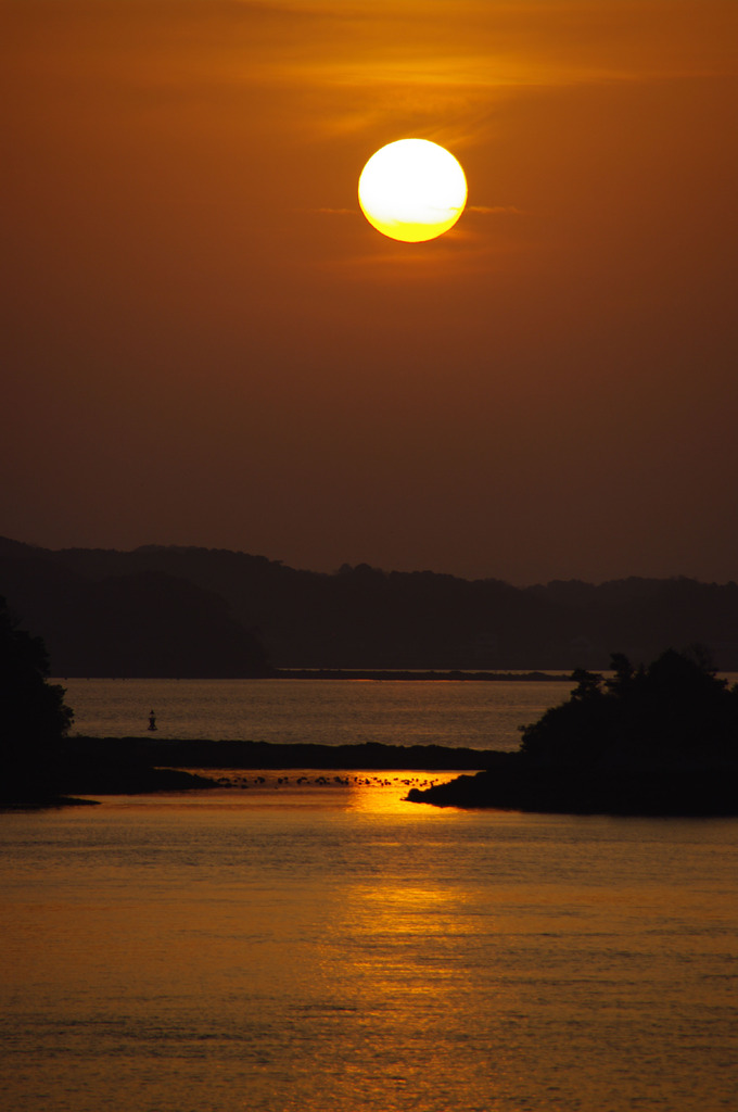 天草の夕日