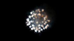 星形絞りによる花火