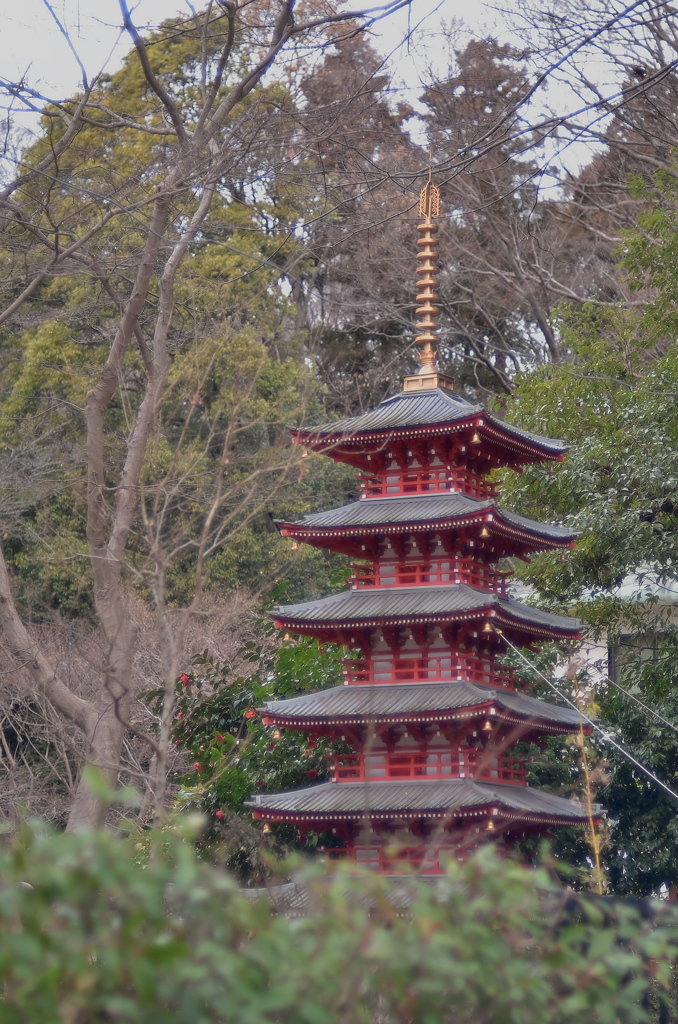 武蔵国分寺七重塔想像模型