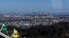 都心部が見えた