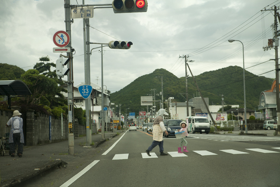 帰り道。