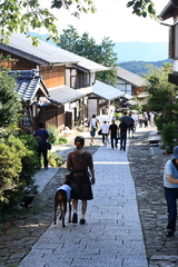 馬籠宿にて