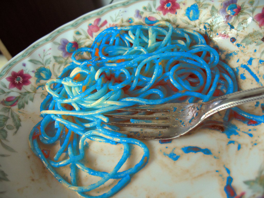 南国パスタ　ブルーハワイ