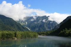 上高地到着