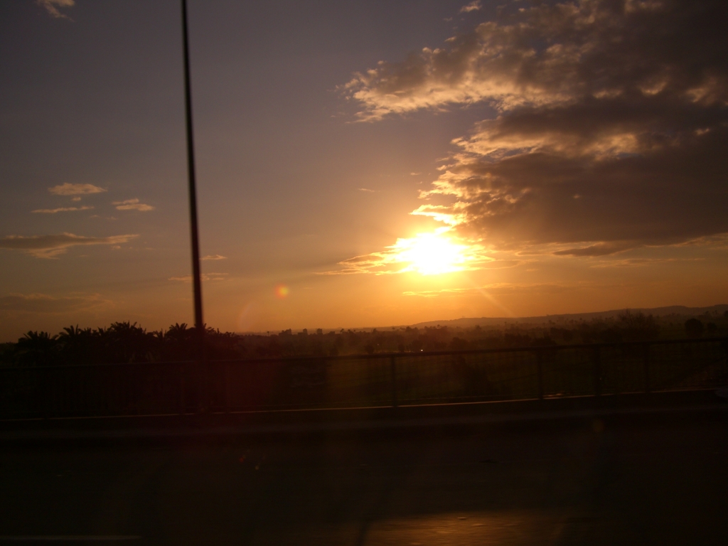 夕日