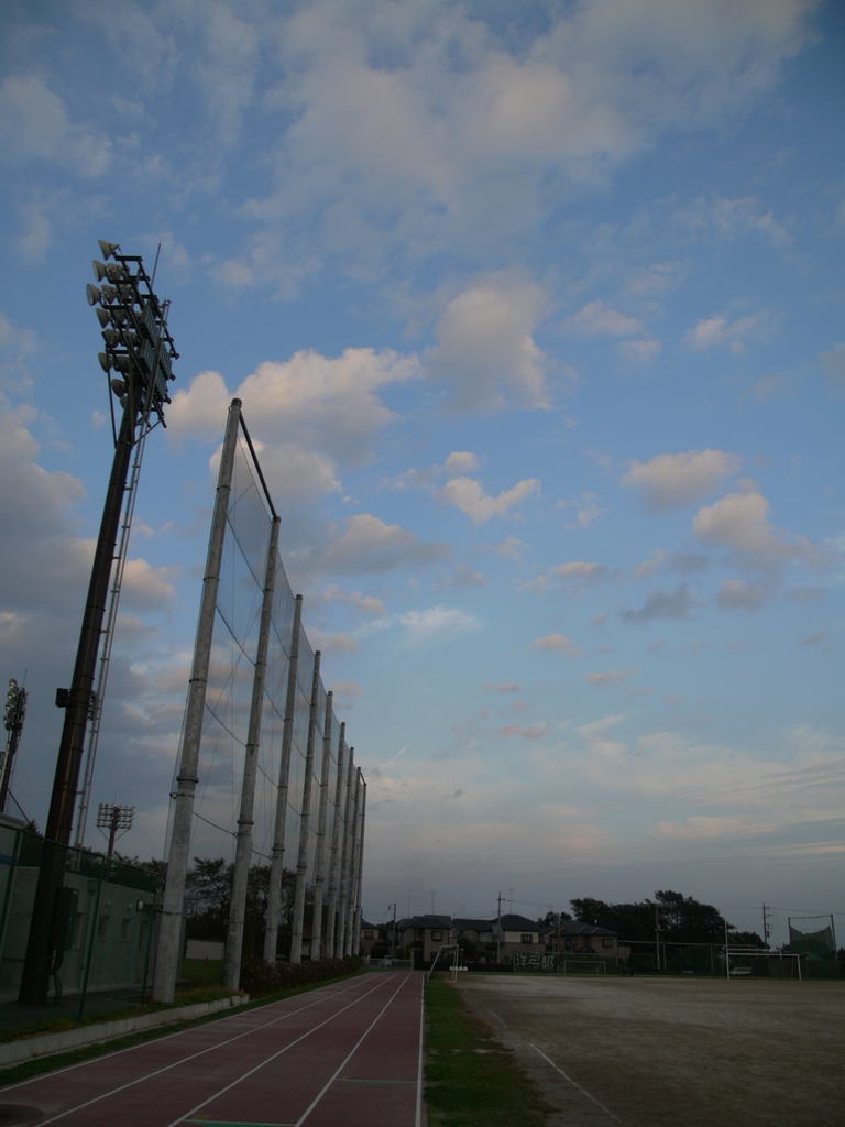 夕暮れの青空