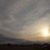 夕空を眺めて
