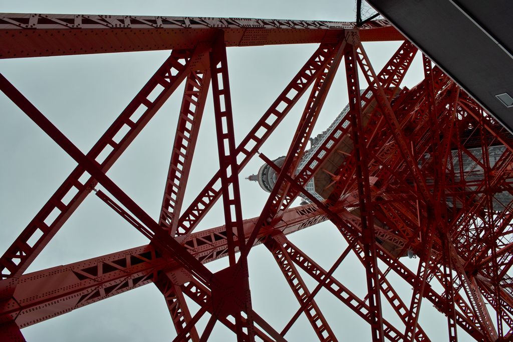 Tokyo tower 下から!