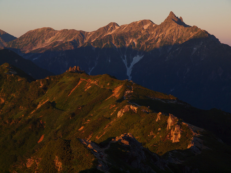 夏山の朝