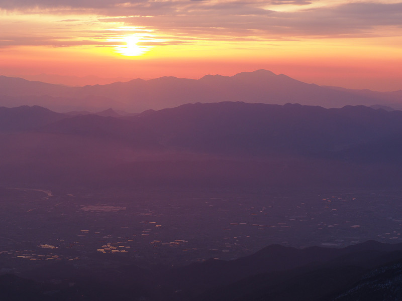 朝の安曇野